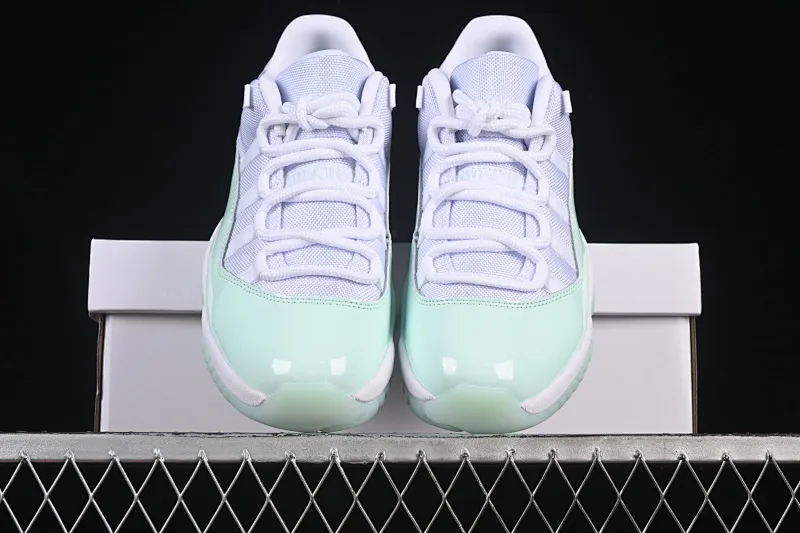 All categories Air Jordan Jordan series basketball shoes Air Jordan 11 F version Air Jordan 11 Low "Lgloo" AJ11 Joe 11 mint green AH7860-103